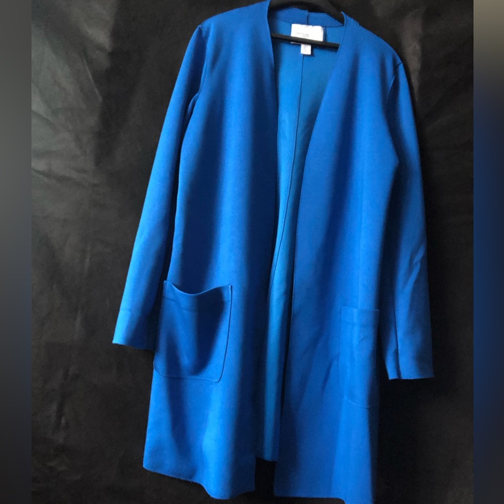 Long blue blazer